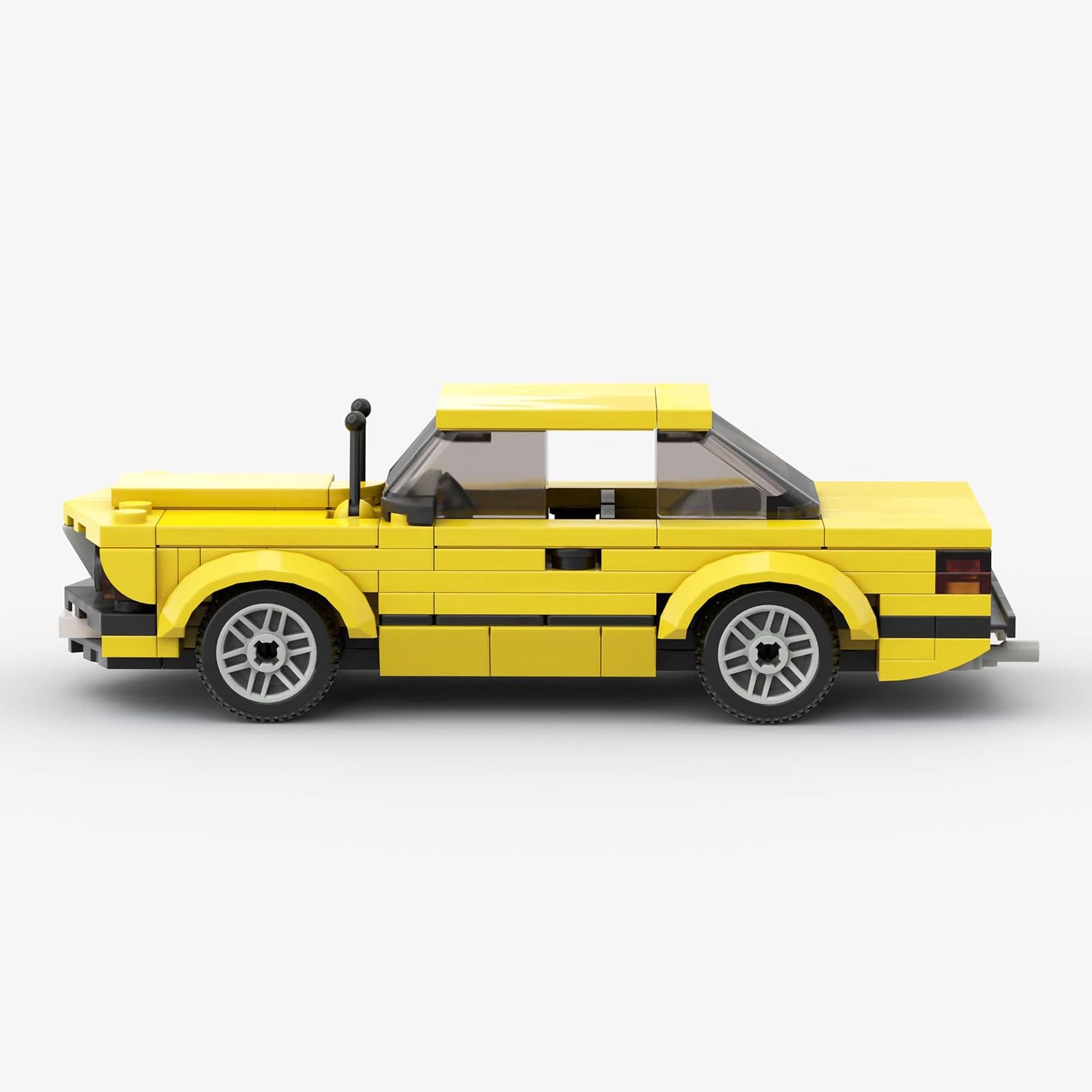 Yellow Sports Car Moc Building Blocks,Speed Champions Cars Toy Building Sets,City Vehicle Diy Building Bricks For Kids And Adult