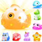 Bath Toys, 8 Pcs Light Up Floating Rubber Animal Toys Set, Flashing Color Changing Light In Water, Baby Infants Kids Toddler Child Preschool Bathtub Bathroom Shower Games Swimming Pool Party