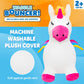 WADDLE Bouncy Hopper Inflatable Animal Hopping Plush  Indoor and Outdoor Toy for Toddlers and Kids  Pump Included  Boys and Girls Ages 2 Years and Up (Unicorn)