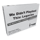 Asmadi Games We Didn'T Playtest This: Legacies Card Game, Standard Packaging