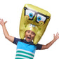 Alpha Group Spongebob Squarepants, Spongeheads, 20” Tall Inflatable Wearable, Spongebob Glasses