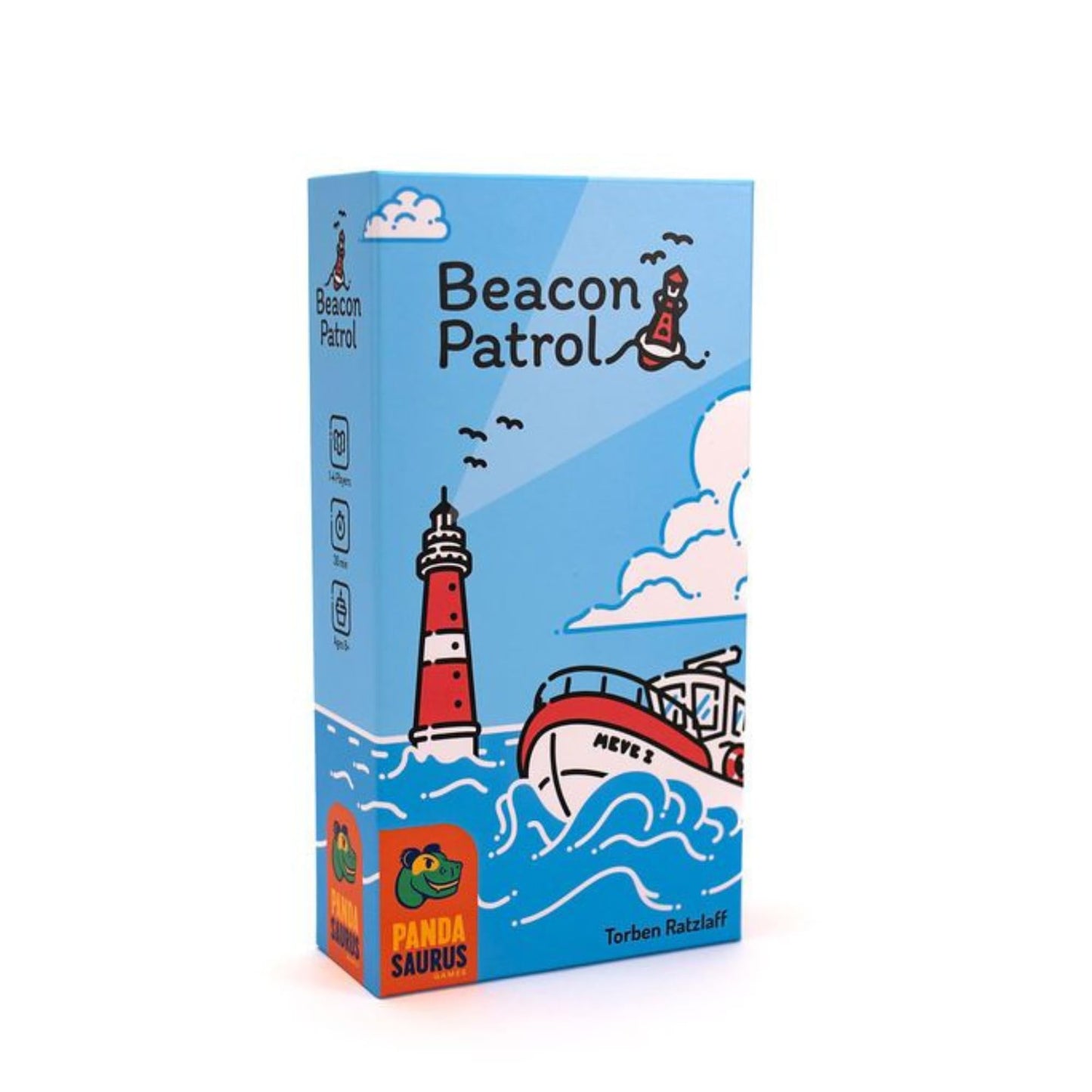 Beacon Patrol Board Game - Cooperative Coast Guard Adventure! Tile Placement Strategy Game, Fun Family Game for Kids and Adults,