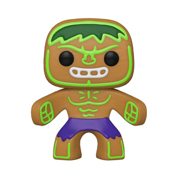 Funko Pop Marvel: Gingerbread Hulk,Multicolor,4 Inches,50660