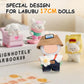 17cm Doll Clothes Set  enhanced Jeans & Knitted Sweater Outfit for 17cm 15cm Dolls  Cute Dress Up Fashion  No Doll Included (Spring  17cm/15cm)