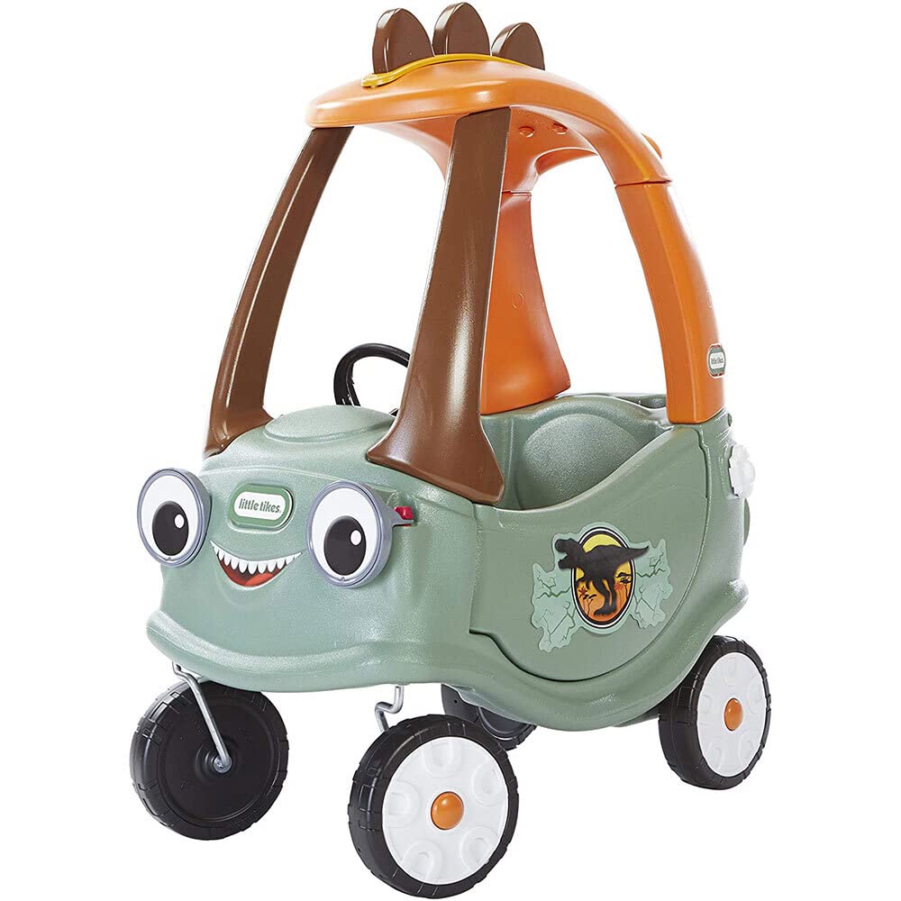 Little Tikes T-Rex Cozy Coupe By Dinosaur Ride-On Car For Kids, Multicolor Large