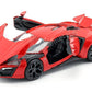 Jada Lykan Hypersport Red Fast & Furious 7'' (2015) Movie 1/24 Diecast Model Car