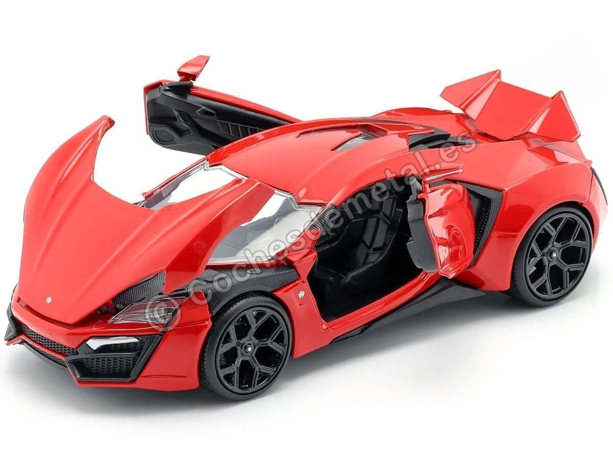 Jada Lykan Hypersport Red Fast & Furious 7'' (2015) Movie 1/24 Diecast Model Car