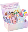 Le Delite Kids Stationery goody Gift Box, any 10 Piece Cute Items, Party Return Gifts, Birthday Favors, School Supplies with Pen