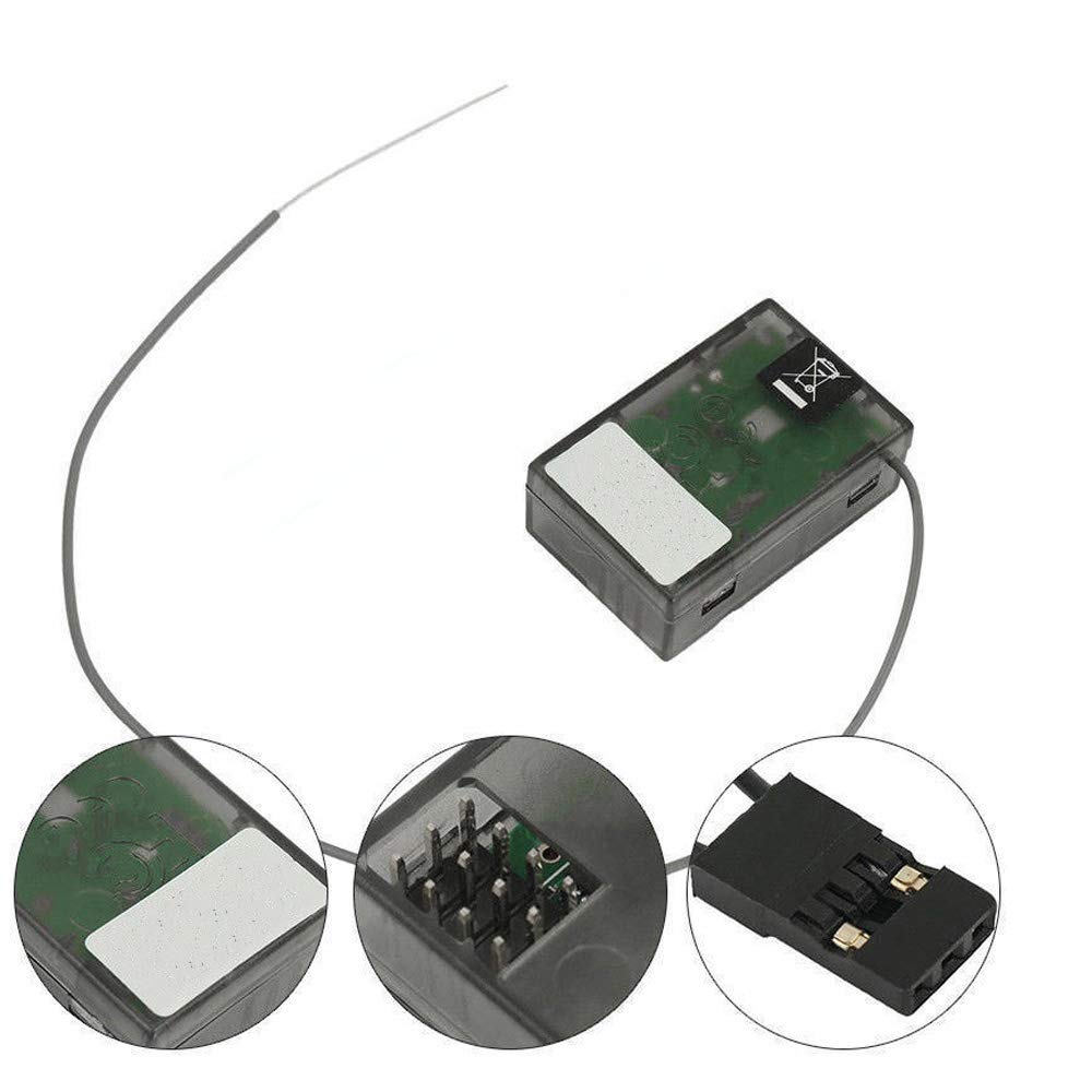 Comidox 1PCS SR3100 DSM2 Surface Receiver 2.4GHz 3 Channel Modulation for Spektrum DX3R DX2E X3E DX4C Transmitter