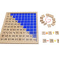 UMBWORLD Wooden Toys Hundred Board Montessori 1-100 Consecutive Numbers Educational Game Early Childhood Toy for Kids with Stora
