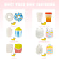 Lovestown Squishies Making Kit, 6 Pcs Food Paintable Squishies Make Your Own Squishies Diy Painting Kit For Girls And Boys Christmas Gift Birthday Holiday Favor Craft