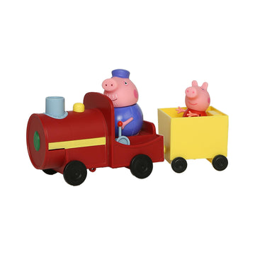 Peppa Pig GrandpaS Train And Carriage Playset, Includes 2 Figures, Preschool Toy For Girls & Boys 3 Years And Up, Birthday Gift