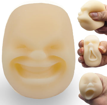 Moinin Squishy Fidget Sensory Stress Human Face Toy For Adults Teens Kids,Decompression Anxiety Relief Toy,Funny Gift For Birthd