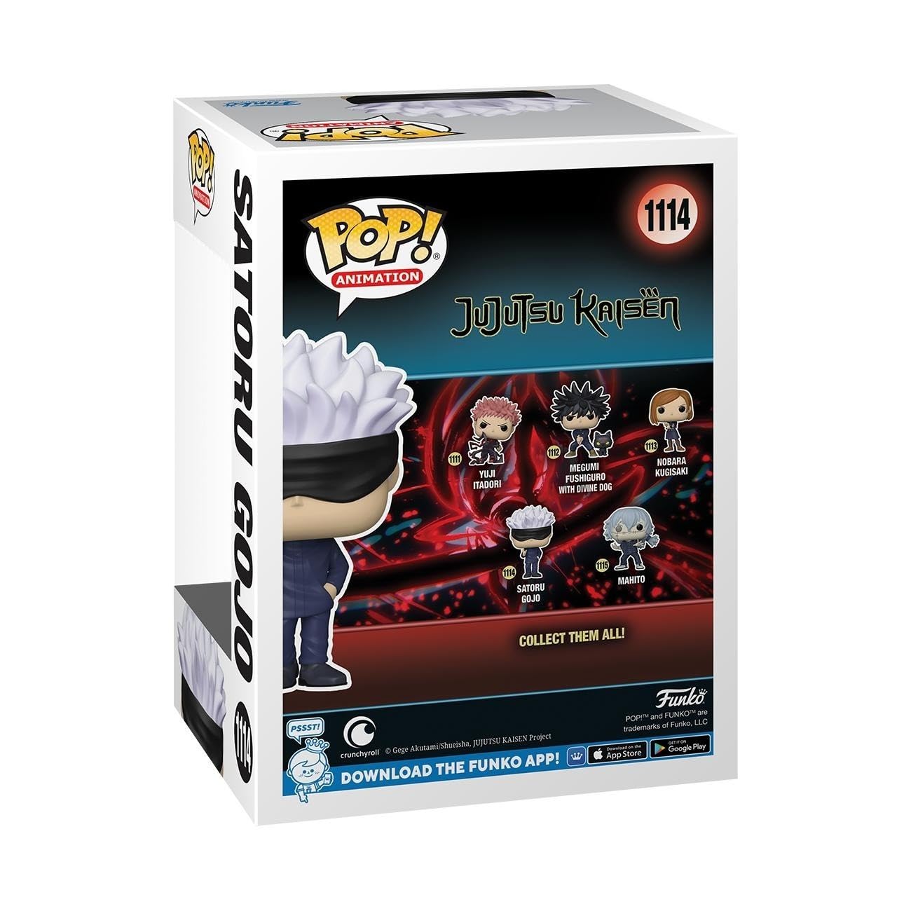 Funko Pop! Animation Jujutsu Kaisen Gojo Vinyl Figure, Multicolor, Model 61357, 1 Count