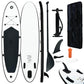 vidaXL Inflatable Stand Up Paddle Board Set | SUP Surfboard | Quick Inflate and Deflate | Puncture-Proof and UV | Red and White 