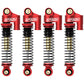 EPINON All Aluminum Front & Rear Shocks for FMS RocHobby eazyrc 1/24 FCX24 1/18 Toyota Land Cruiser/Hilux/FJ Cruiser/K10/Mogrich