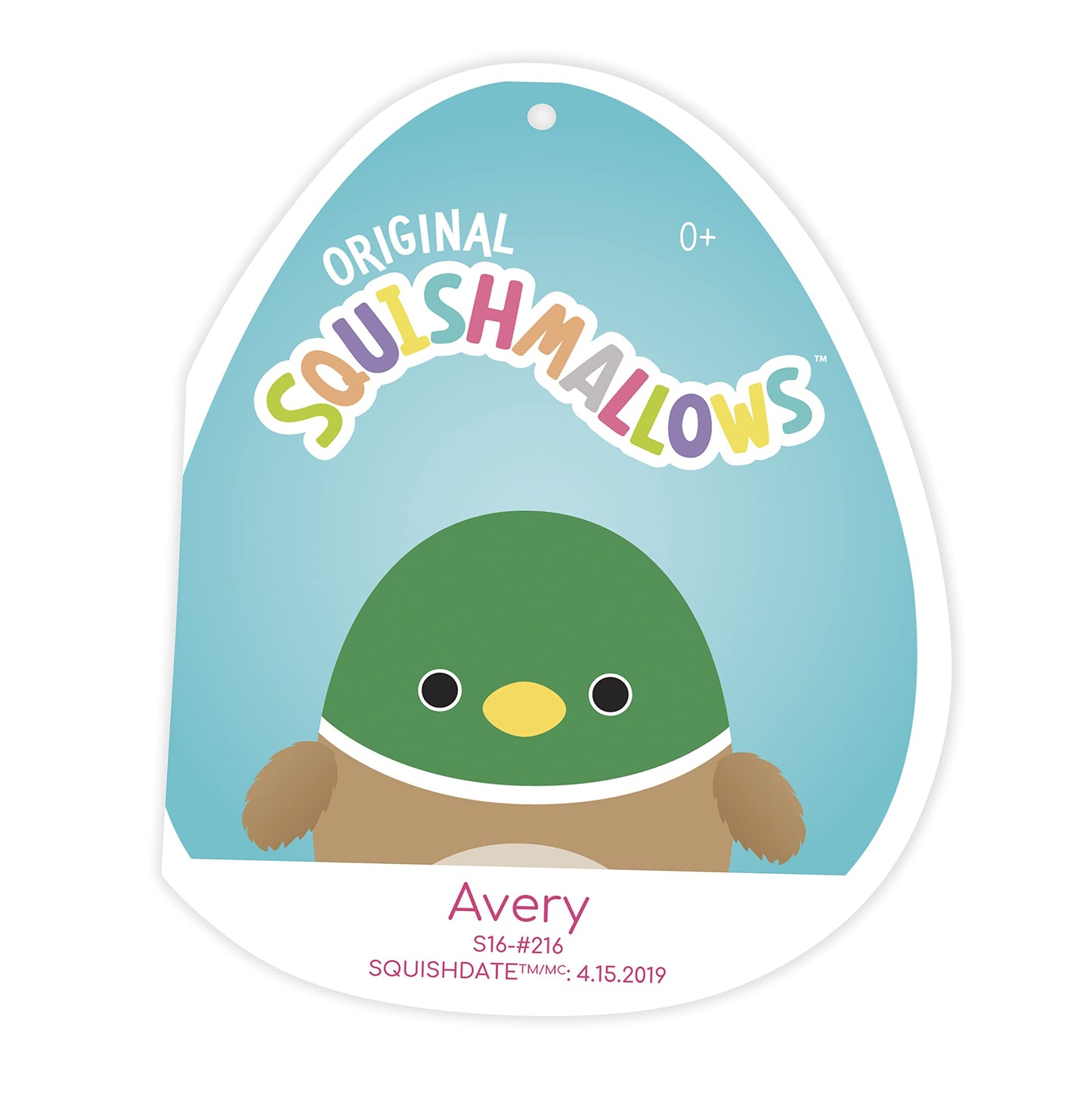 Squishmallows Original 16-Inch Avery The Mallard Plush - Soft Green Duck Stuffed Animal Toy for Kids, Girls & Boys