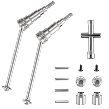 Haiboxing 1/18 Rc Cars Spare Parts Metal Front Universal Shafts & Metal Diff. Cups & Pins & Lock Nut M3 M1884 Apply To 2021 New 