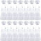 28 Pcs Kids Apron Bulk Chef Hat Set, Adjustable Children's Bib Apron Boys Girls Aprons with 2 Pockets Chef Costume (White)