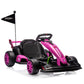 Go Kart Electric Drift Kart Car with Adjustable Seat, 24V Outdoor Ride On Toy with Variable Speed Mode, Crazy Cart for Kids 6+ Y