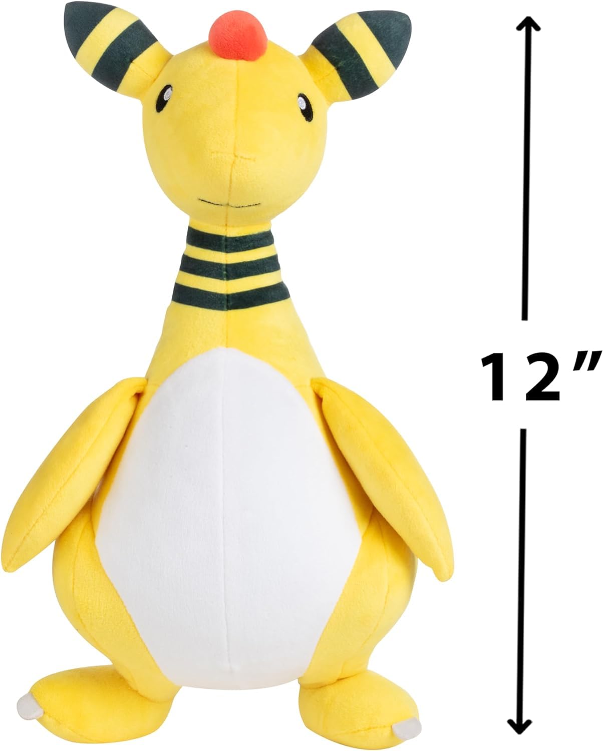 Pok?mon 12 Ampharos & 8 Yamper Electric Type Plush 2-Pack - Officially Licensed - Authentic Soft Stuffed Animal Toy Figures - Holiday Christmas Stocking Stuffer Gift for Kids  Boys  Girls - 2+