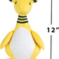 Pok?mon 12 Ampharos & 8 Pichu Electric Type Plush 2-Pack - Officially Licensed - Authentic Soft Stuffed Animal Toy Figures - Holiday Christmas Stocking Stuffer Gift for Kids  Boys  Girls - 2+