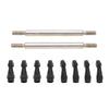 MEUS RACING 1/10 Links Steel Chassis Links Kit for Traxxas TRX4 Axial SCX10 Tamiya CCO1 Redcat Gen8 1/10 RC Crawler (65mm)