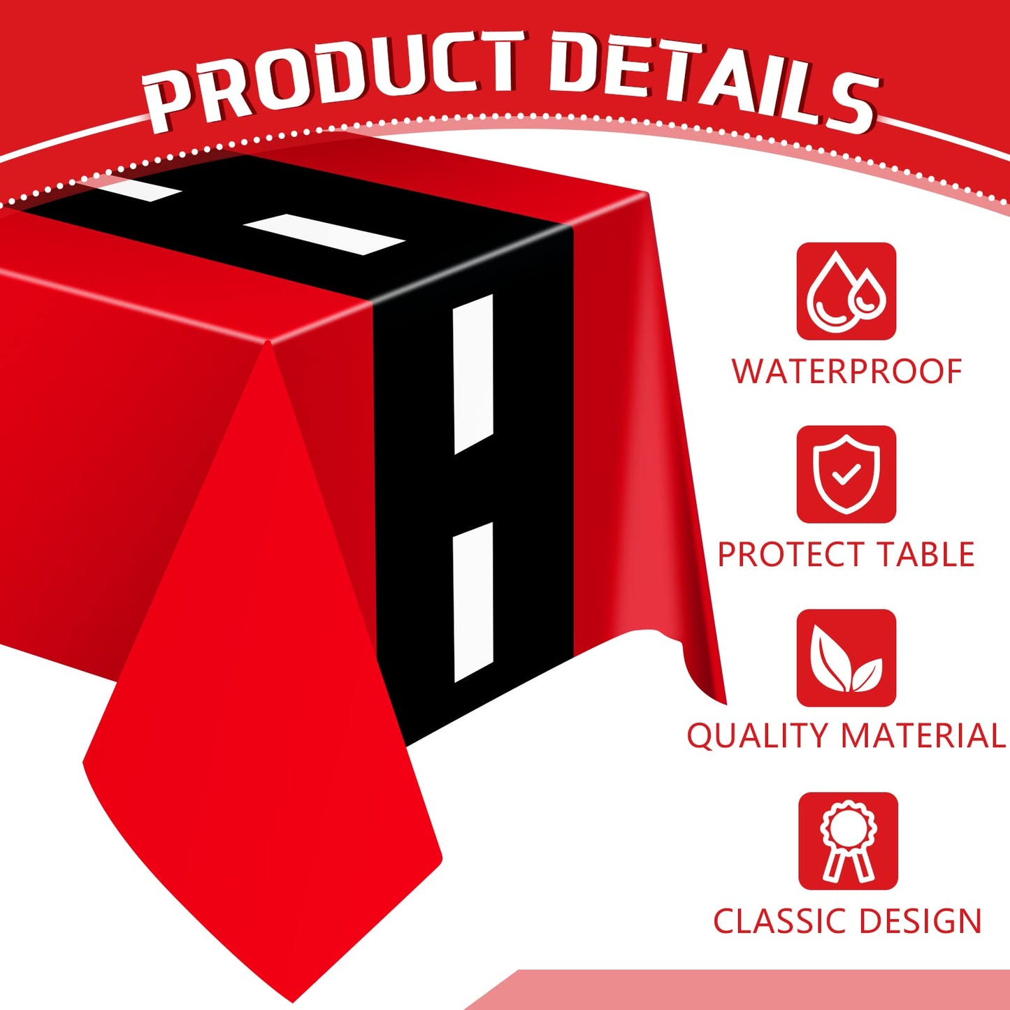 Irenare Car Birthday Party Supplies Racing Party Decorations Road Tablecloth Racetrack Table Runner Table Covers for Kids Boy Ca