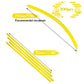 Lxzfcrg 260 Balloons Yellow Long Balloons For Balloon Animals, Thickening Long Skinny Latex Twisting Balloon For Balloon Garland