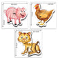 TOYKRAFTT Chunky Infant Floor Puzzle Toy, 2 Piece Animal Puzzles for Kids Age of 2 Years Above, Educational Toys Toddler Puzzles