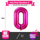 Bbpool Hot Pink 15 Balloon Numbers, 40 Inch, 15Th Or 51St Birthday, Aluminum Mylar Foil, Durable Construction, Perfect For Birthday Party, Anniversary, Unisex Adults