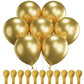 Mr. Pen- Metallic Balloons, 12 Inch, 54 Pack, Metallic Gold Balloons, Balloons For Birthday Party, Balloon Arch Balloons, Kids' Party Balloons, Gold Balloons, Gold Metallic Balloon