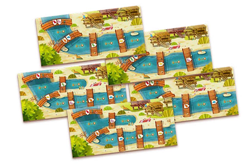 Ankama Draftosaurus Marina - Add Dino-meeples, 2-5 Players, 15-20 mins, Ages 8+, Multicoloured, Model ANK270