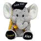 Fiesta Toys Graduation Elephant for High School or College Class of 2024 Graduation Gift Plush Stuffed Animal Keepspirit-inspired flavor with Custom Name - 9 Inches
