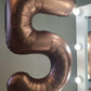 IWERP Mylar Foil Number 8 Balloon, 40 Inch Coffee Brown Birthday Decoration for Boys and Girls