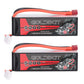 GOLDBAT LiPo RC Battery 5200mAh 3S 60C 11.1V LiPo RC Short Battery with Deans Connector Softcase Pack for RC Car Truck Quadcopte