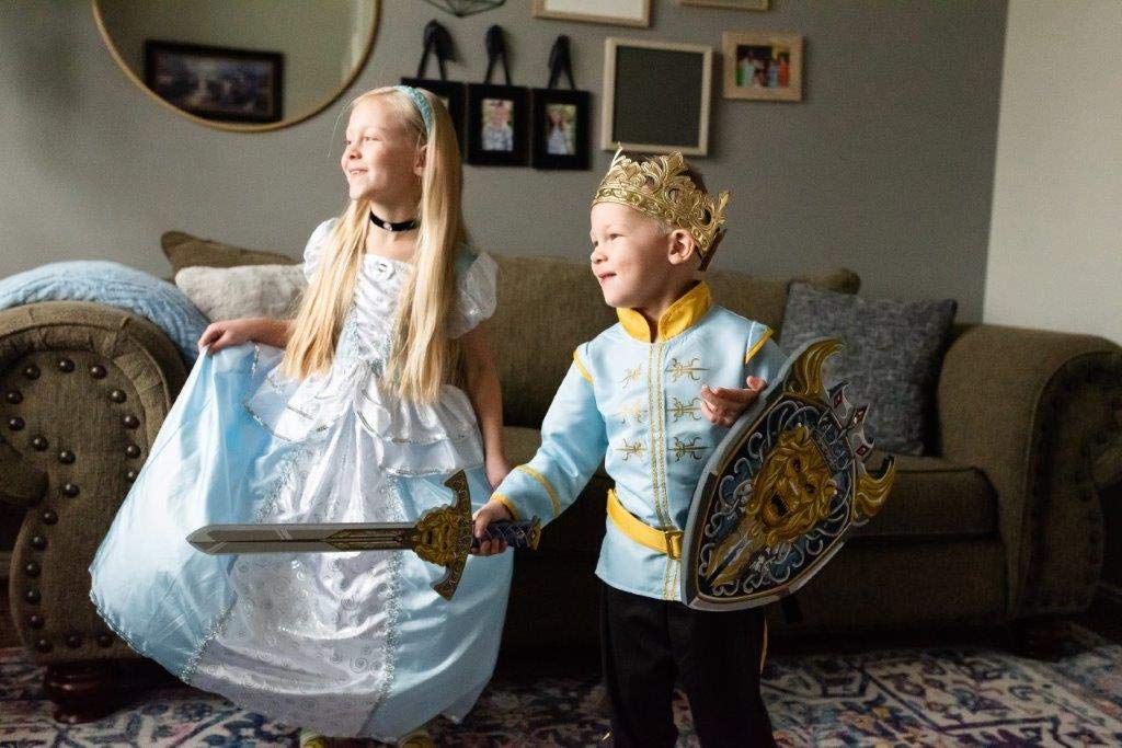 Little Adventures Foam Pretend Play Toy Shield & decorative replica blade Set (Prince)