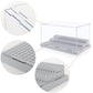 Mlikero Display Case For Minifigures Action Figures Blocks, Removable Minifigure Display Case Box Storage For Collection Bricks