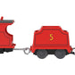 Thomas & Friends Motorized Toy Train Graffiti James Battery-Powered Engine With Tender & Cargo Car For Pretend Play Preschool Kids Ages 3+ Years