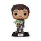 Pop Funko Star Wars: The Mandalorian - Mandalorian (Din Djarrin) Holding The Child (Grogu), Multicolor (54525)