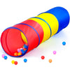 Moncoland Kids Play Tunnel Tent For Toddlers, Colorful Pop Up Crawl Toy Baby Children Or Dog Cat Pets, Collapsible Gift Boy And Girl Indoor Outdoor Games (Colorful Toodler Tunnel)