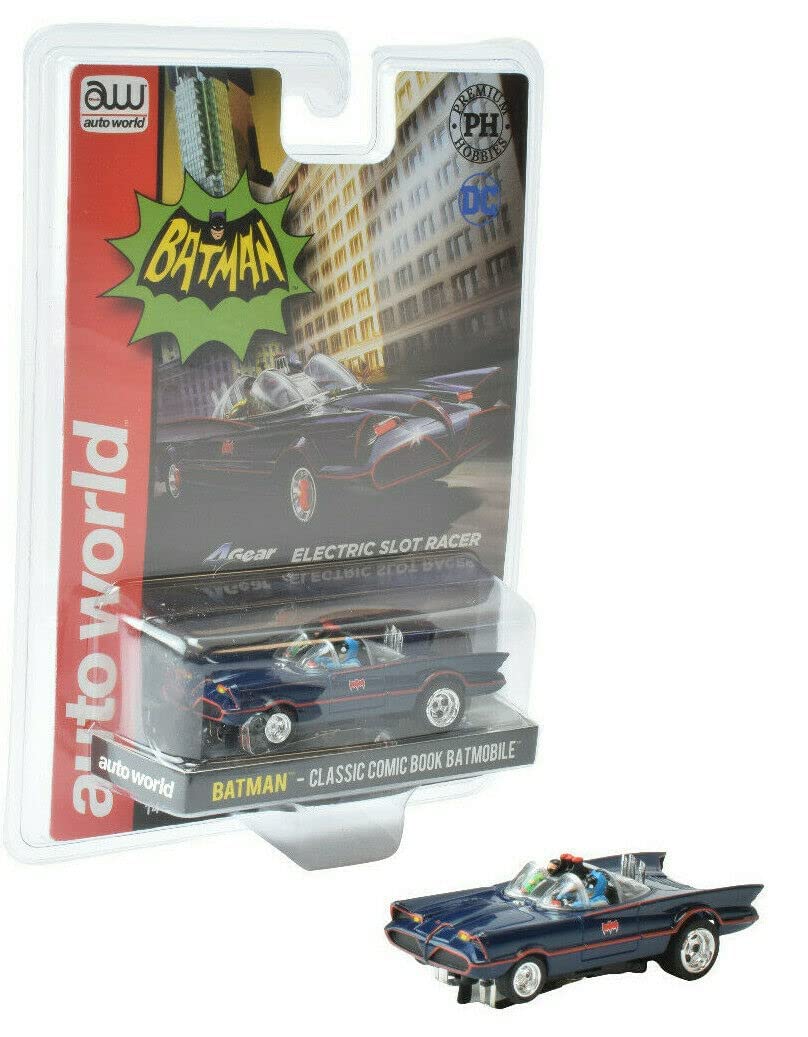 Auto World X Premium Hobbies Blue Comic Book 1966 Batman Batmobile Ho Scale Slot Car Cp7811
