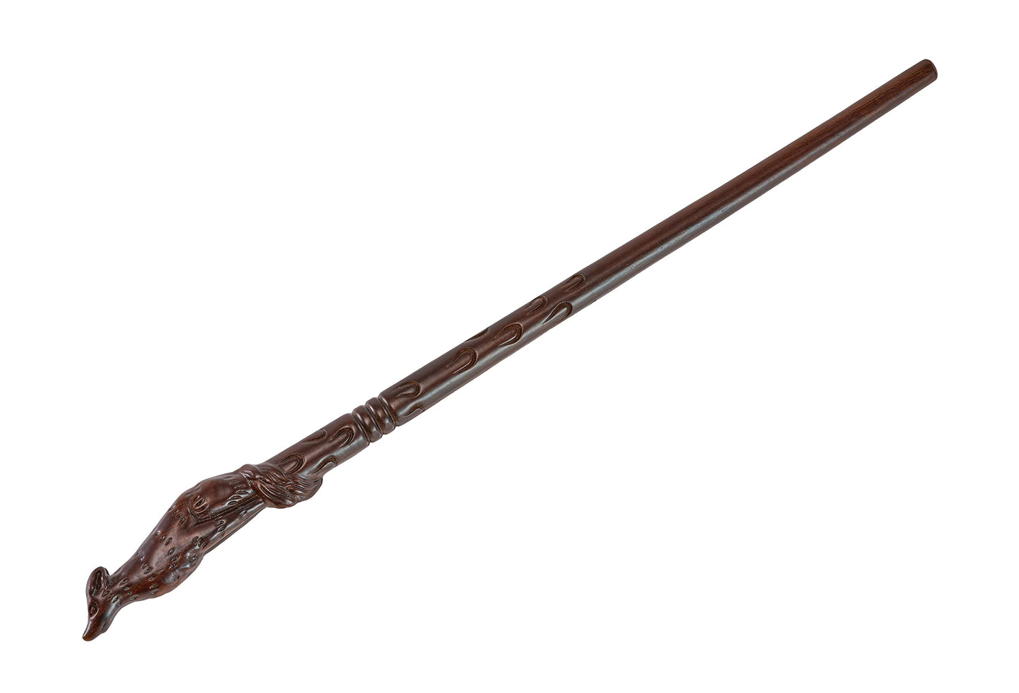 Handicraftviet Hand Carved Wooden Magic Wand Witch Wand Real Wood/Wood Wolf Wands For Wizards Collectible And Cosplay Magical Gift For Halloween, Christmas And Birthday Party 15 Inch (S7)