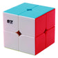 BestCube Qidi 2x2 Speed Cube - Stickerless ABS Puzzle Cube, Compact Design