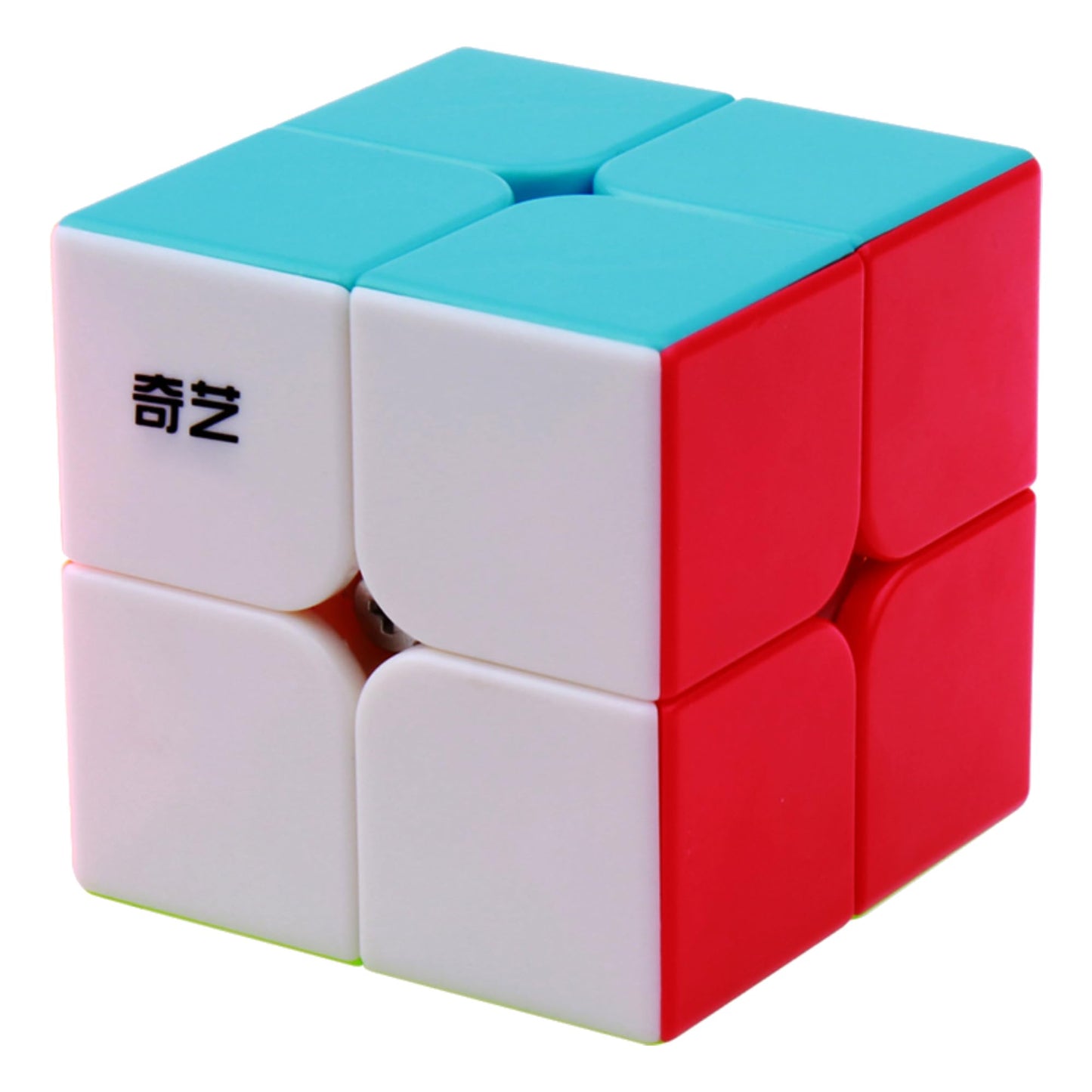BestCube Qidi 2x2 Speed Cube - Stickerless ABS Puzzle Cube, Compact Design