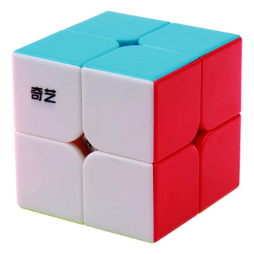 BestCube Qidi 2x2 Speed Cube - Stickerless ABS Puzzle Cube, Compact Design
