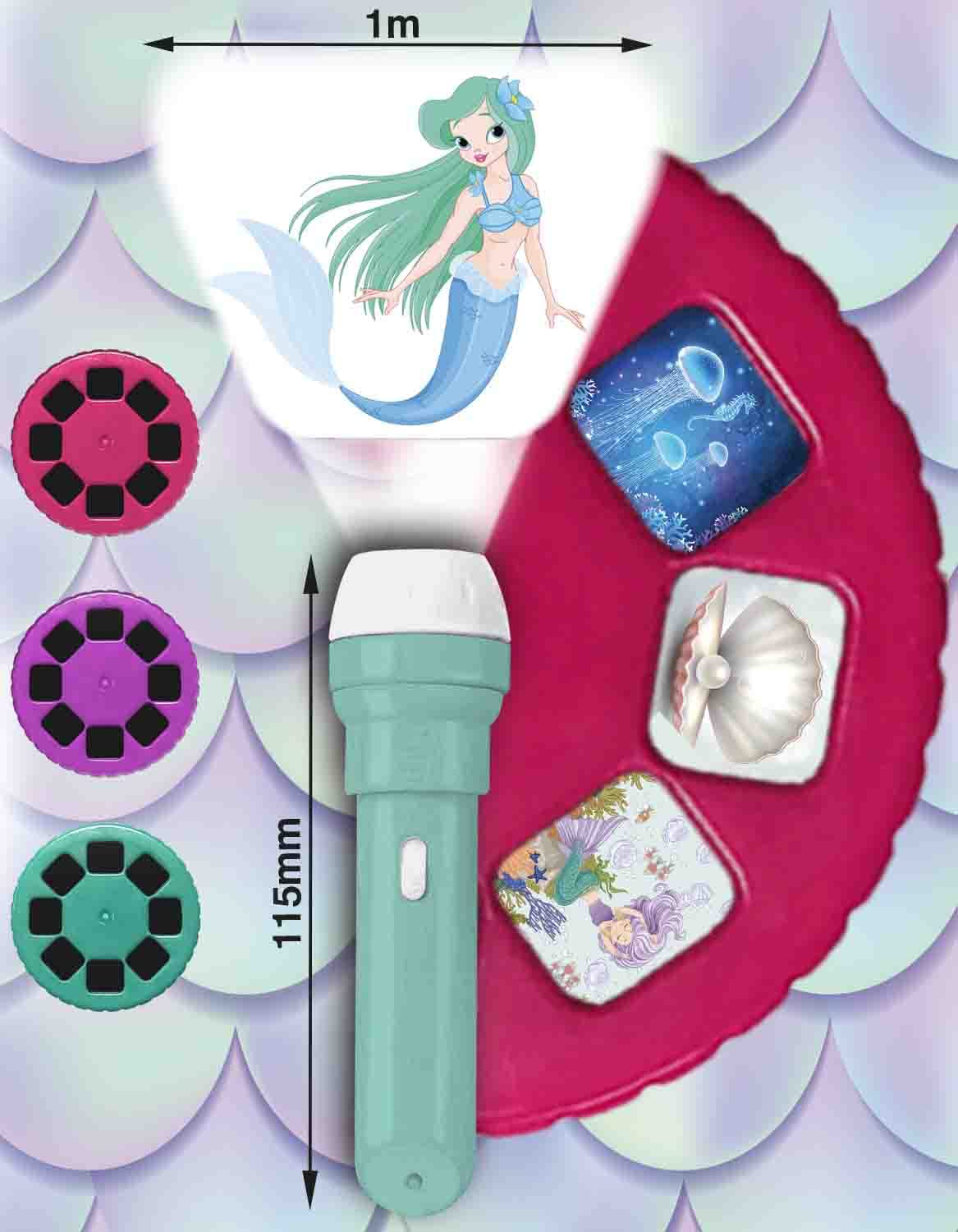 Brainstorm Toys Mermaid Flashlight And Projector With 24 Discs