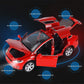 Gidoyi Toy Car Model X, Pull Back Car Toys Alloy Vehicles With Lights And Sound 1:32 Scale Model Car (Red)