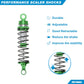 RCAWD Shock Absorber Damper for LaTrax Teton & Desert Prerunner 1/18 Upgrades Scale 4WD Monster Truck, Adjustable Front Rear RC