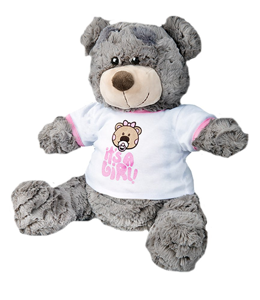 It'S A Girl T-Shirt Teddy Bear Clothes Fits Most 14'-18' Build-A-Bear And Make Your Own Stuffed Animals